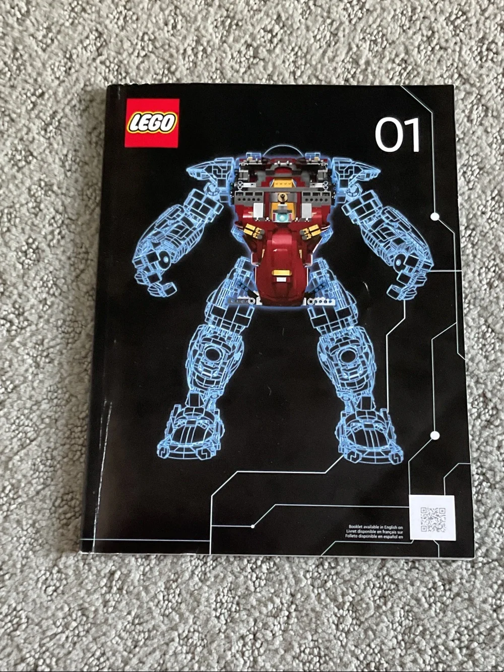 LEGO Iron Man Hulkbuster Buildable Figure - Red and Gold